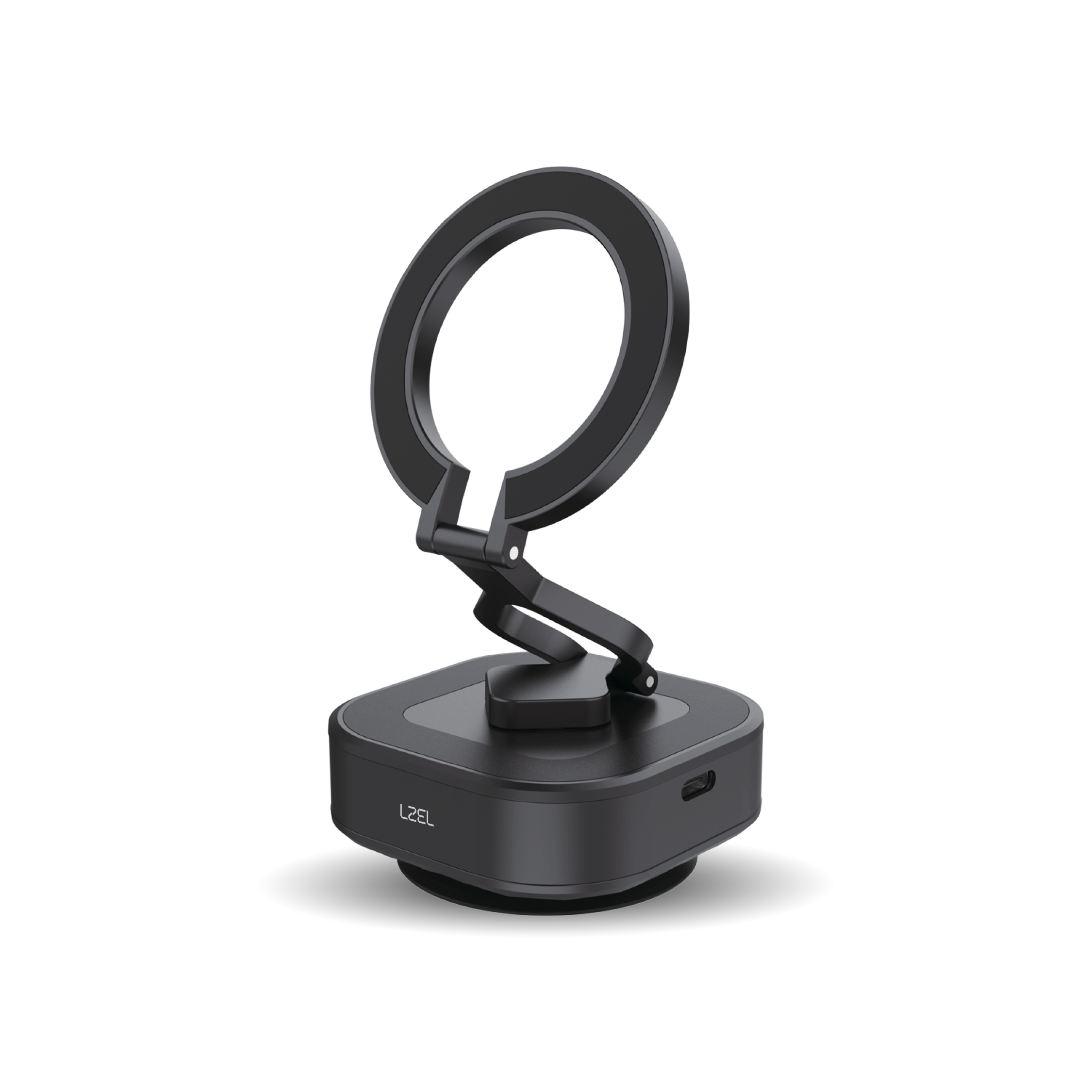 Lzel Magnavas Mount Vacuum Suction Cup Phone Holder 360 Rotation Robust Magnetic Grip | Black Lzel Magnavas Mount Vacuum Suction Cup Phone Holder 360 Rotation Robust Magnetic Grip | Black
